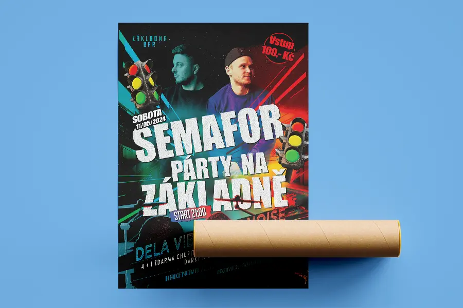 tisk plakatu